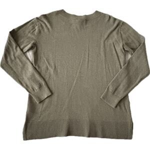 Lands End Vintage Y2K Oversized Cotton Sweater Womens S Layering Pullover